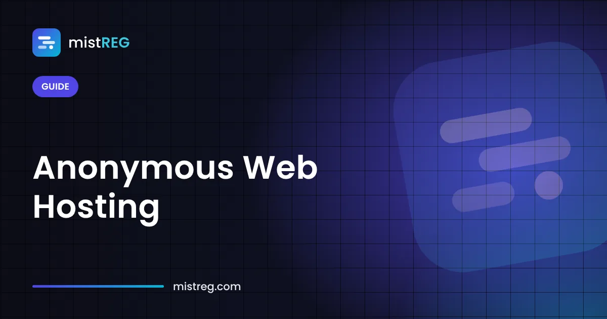 Private website hosting paid with crypto and protected by WHOIS privacy