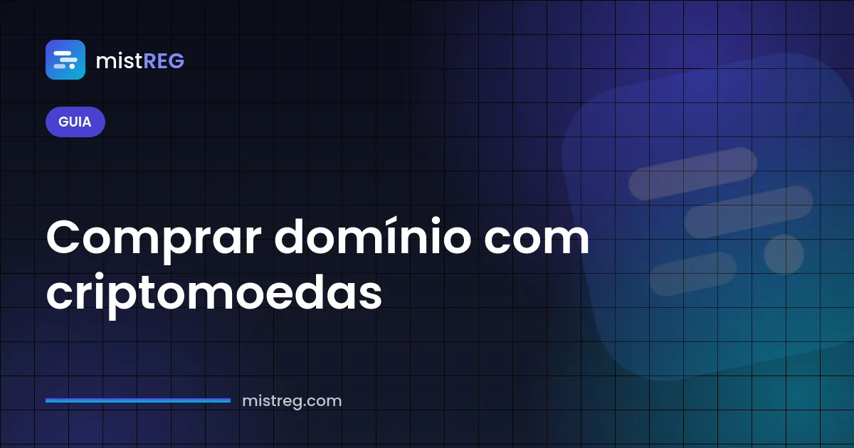Comprar domínio com criptomoedas: pagando um nome de domínio com USDT, BTC ou ETH