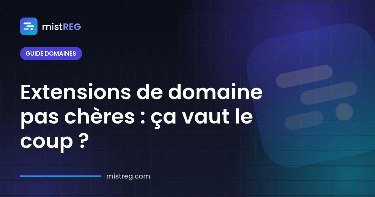 Comparatif des extensions de domaine pas chères .shop, .cfd, .lol et .xyz avec avantages et inconvénients