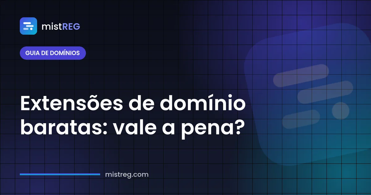 Comparação de extensões de domínio baratas .shop, .cfd, .lol e .xyz com prós e contras