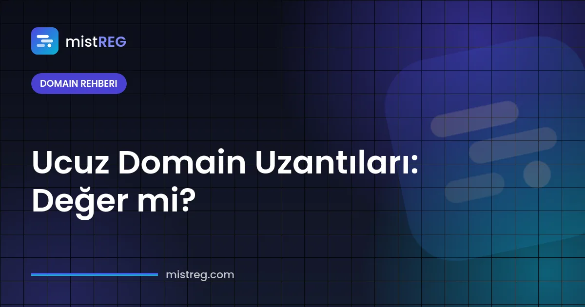 Ucuz domain uzantıları .shop, .cfd, .lol ve .xyz artı ve eksi karşılaştırması
