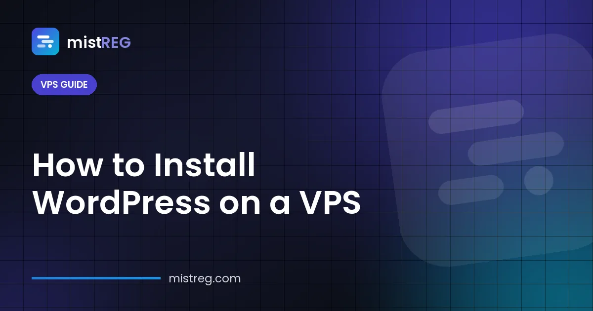 How to install WordPress on a VPS — Nginx, PHP and MariaDB on Ubuntu 24.04 with free SSL