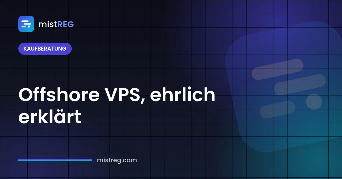 Offshore VPS Hosting in einem EU-Rechenzentrum mit KVM-Virtualisierung und Krypto-Zahlung