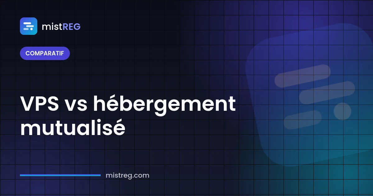 Comparatif VPS vs hébergement mutualisé montrant des ressources serveur dédiées face à un panel d'hébergement mutualisé