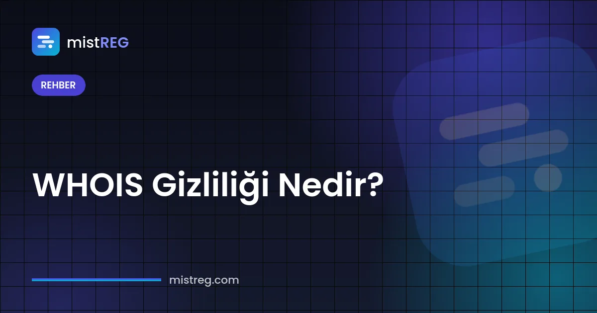 WHOIS gizliliği nedir: domain sahibinin kişisel bilgilerinin gizlendiği WHOIS sorgu kaydı